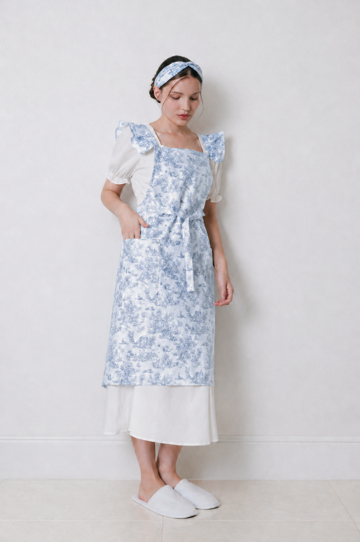 Winged Toile Waterproof Apron